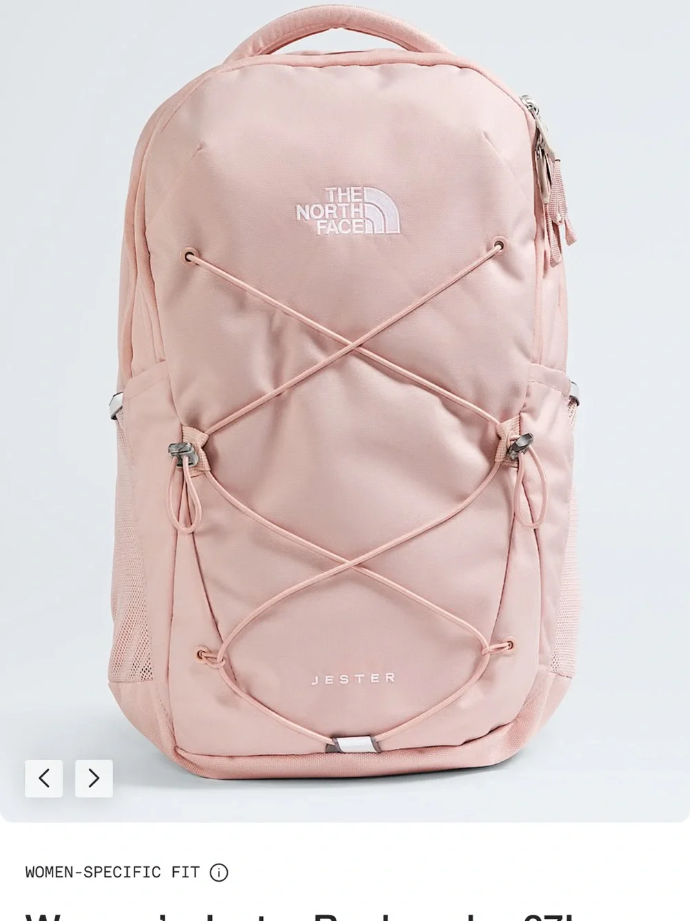 The North Face Women's Jester Backpack in Blush Pink